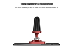 Suporte para telefone no carro suporte quadrado para vento de ar de carro EOOCOO rotação de 360 graus adsorção magnética