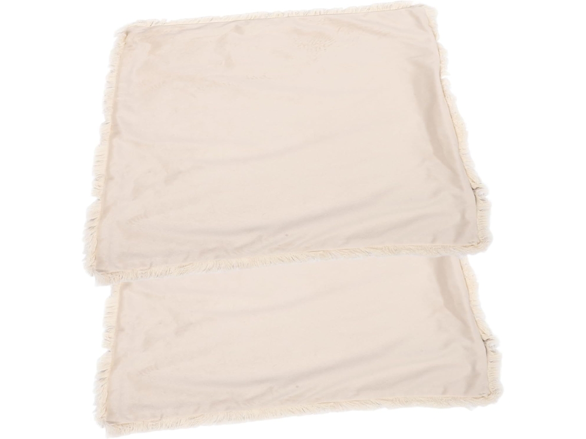 Conjunto de 2 Capas Quadradas para Almofadas Sofá. Capa Almofada Decorativa Simples. Multifuncional. CHABERLU