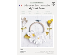 Caixa de Papel Diy Decoração de Parede Floral Les French Kits