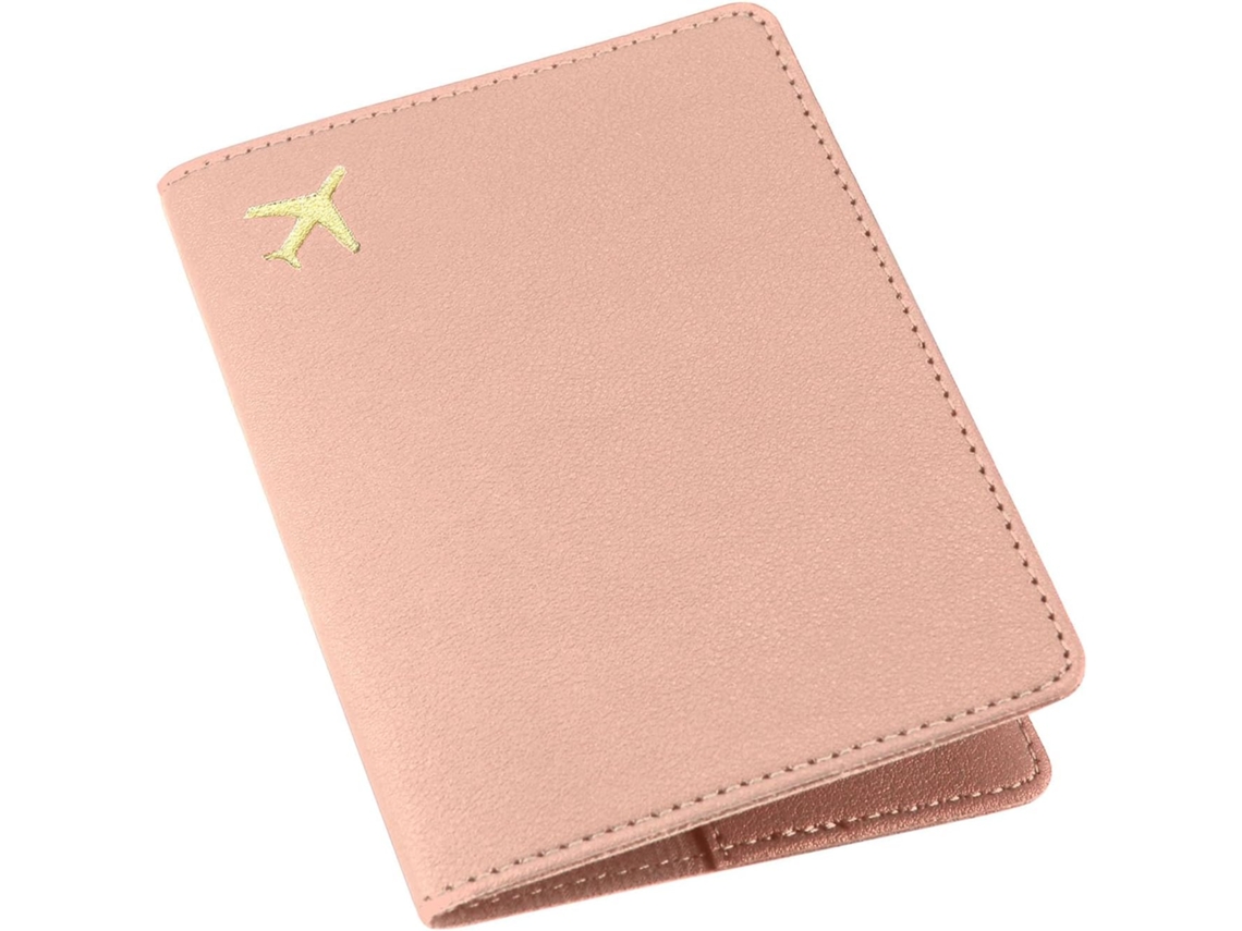 Porta-passaporte Rosa Com Compartimentos Para Cartões E Carteira De Vacinação, Capa CHARMosa Para Homens E Mulheres, Carteira De Viagem