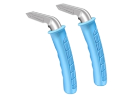 2pcs Manija De Puerta De Coche Portátil Soporte Para Ancianos Asistencia Al Sentarse Y Levantarse 450lb Azul