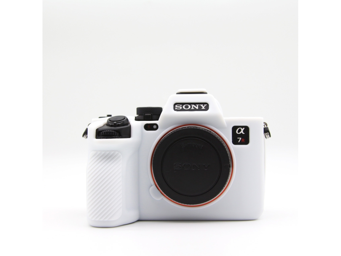 Capa Silicone HEXINYIGJLY para Sony A7rm5/a7rvleve, Acesso Total, Tripé, Proteção Impactos Branco