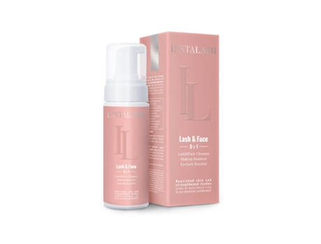 Espuma De Limpeza Instantânea Para Pestanas E Rosto Instalash Lash Face 2 Em 1, 100ml