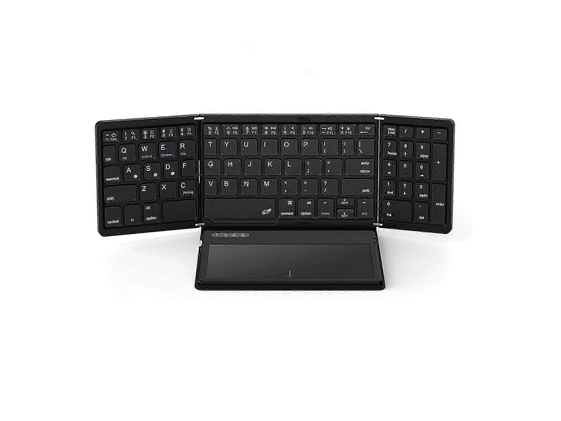 Teclado Dobrável Prodef TAISHENGDA, portátil, com Touchpad grande, compatível com Windows