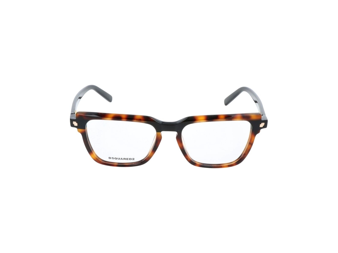 Homem Dsquared2 Dq5259-56 Armação de Óculos (castanho - Resina - 140 Mm - Ø 52 Mm)