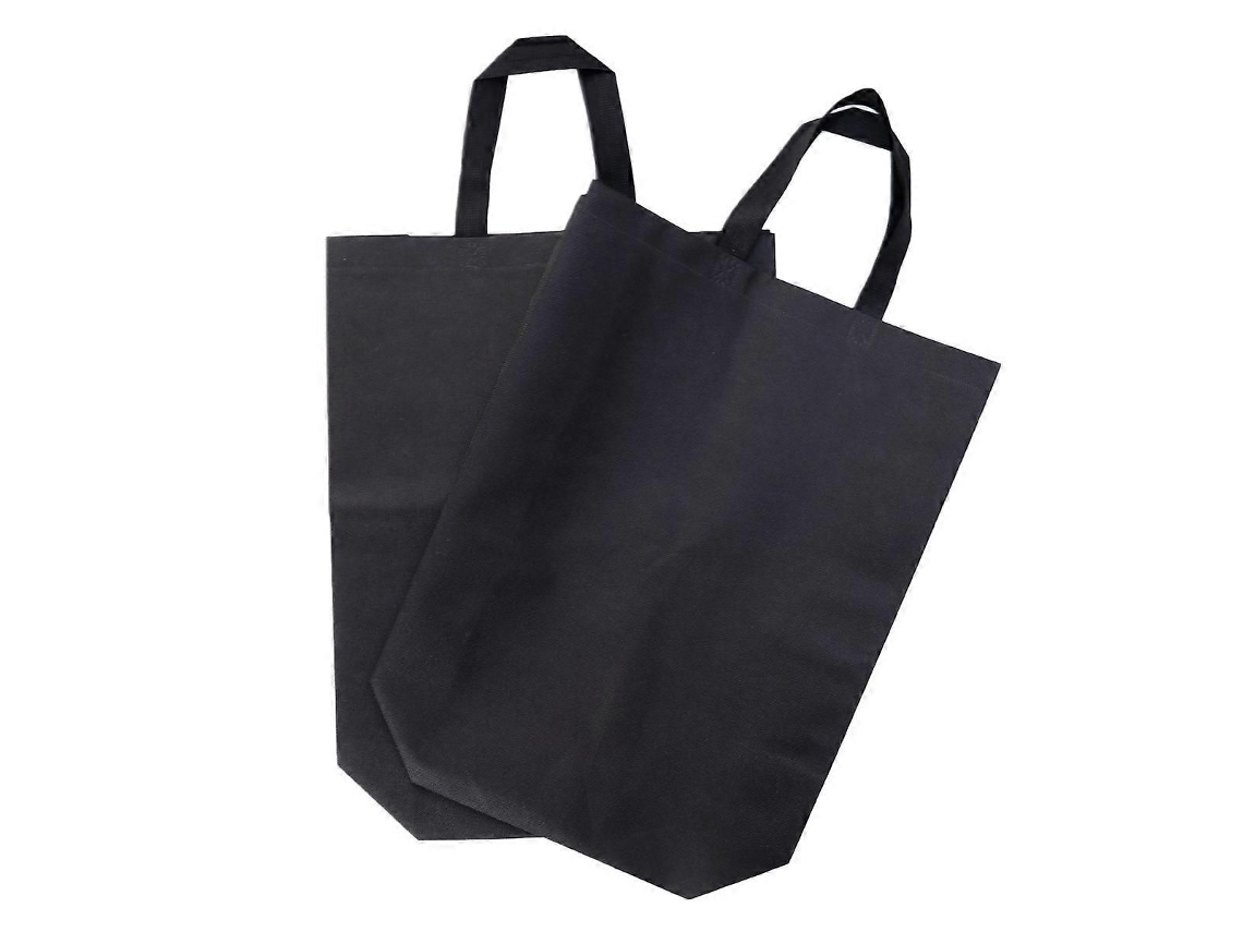 Conjunto de 2 Sacolas de Compras Dobráveis ​​em Tecido Não Tecido, Resistentes e Ecológicas, com Grande Capacidade de Armazenamento. GOKOCO