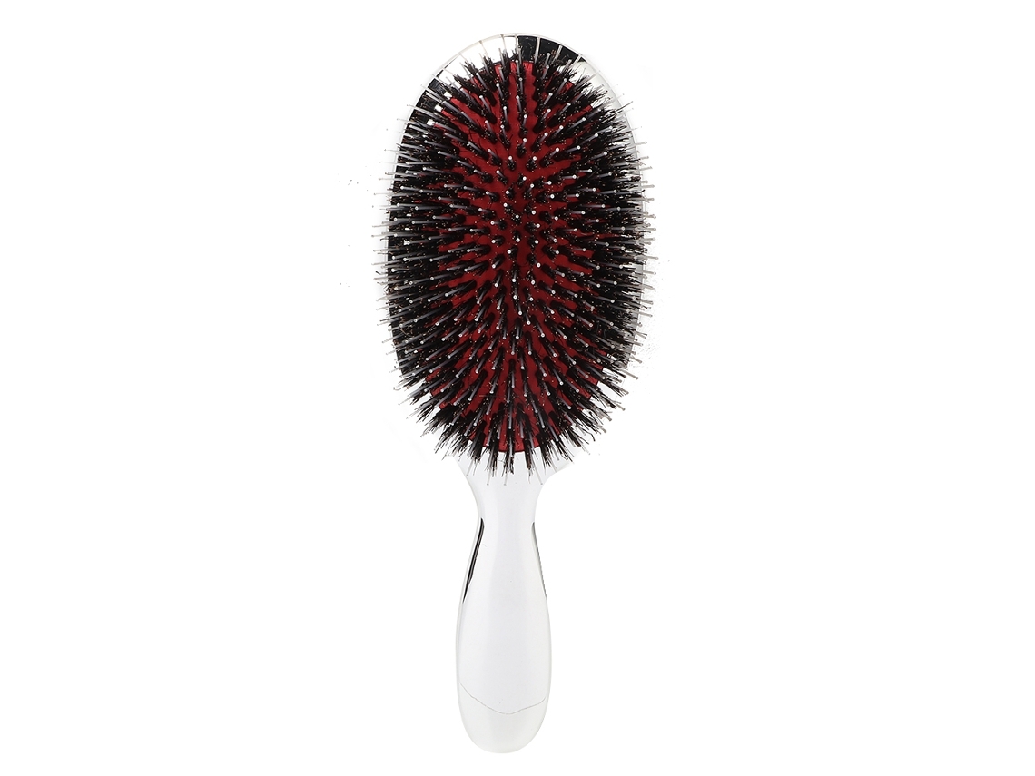 Pente De Massagem Prateado Com Revestimento De Prata Para Cabelo Ferramenta De Estilo E Cabeleireiro