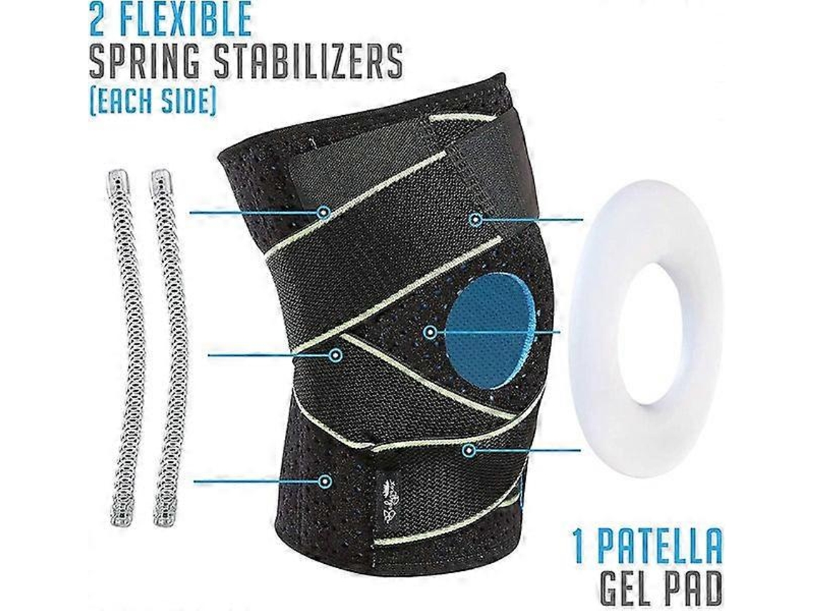 Joelheiras Com Estabilizadores Laterais, Almofadas De Gel Para Patela Para Melhor Suporte Do Joelho Slowmoose