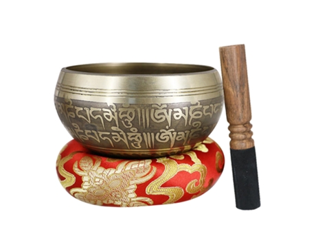 Conjunto De Tigelas Sonoras Tigela De Meditação Para Yoga, Mindfulness, Cura Dos Chacras E Autorregulação, Feita À Mão