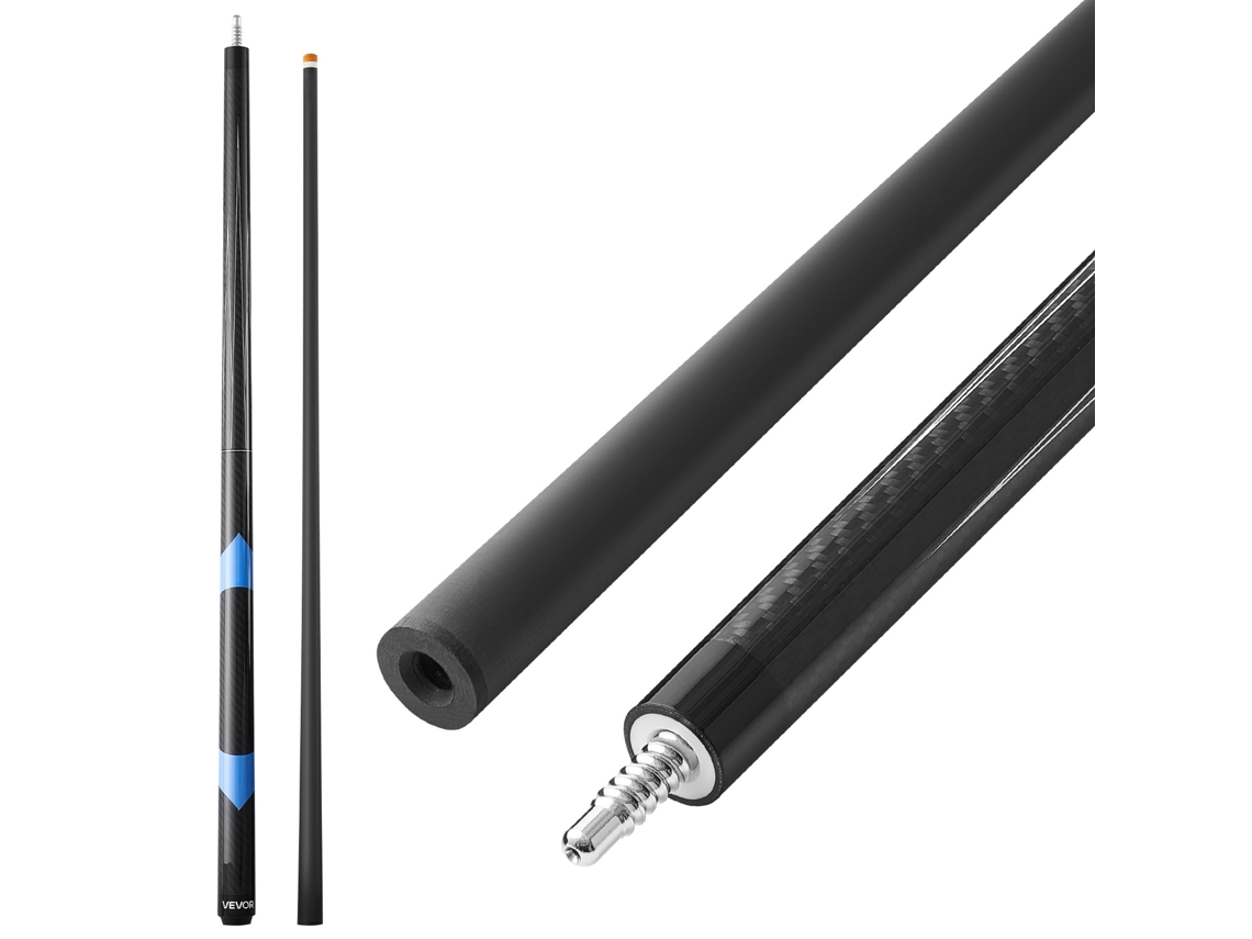 Taco De Bilhar Vevor 1 Peça 1473,2 Mm 538 G Fibra De Carbono Para Bar E Casa