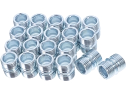 Conectores Metálicos De Encaixe Duplo Gleavi Para Prateleiras Armazenamento, Em Aço Carbono, Com Design De Parafuso