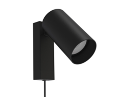 Candeeiro NOWODVORSKI Mono Candeeiro De Parede I Black Com Cabo (Preto - Aço Pintado)
