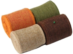Fita aramada para arranjos florais, 4 peças, fita de juta Bonille para decoração floral.