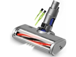 Escova Elétrica Motorizada Liberação Rápida Aspiradores V6, Luz Led.