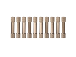 10 Espaçadores Coluna M3x30mm Alumínio Anodizado | S/MARCA