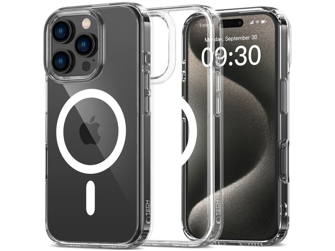 TECH PROTECT Flexair Híbrido Para Magsafe Para Iphone 16 Pro Max Flexível