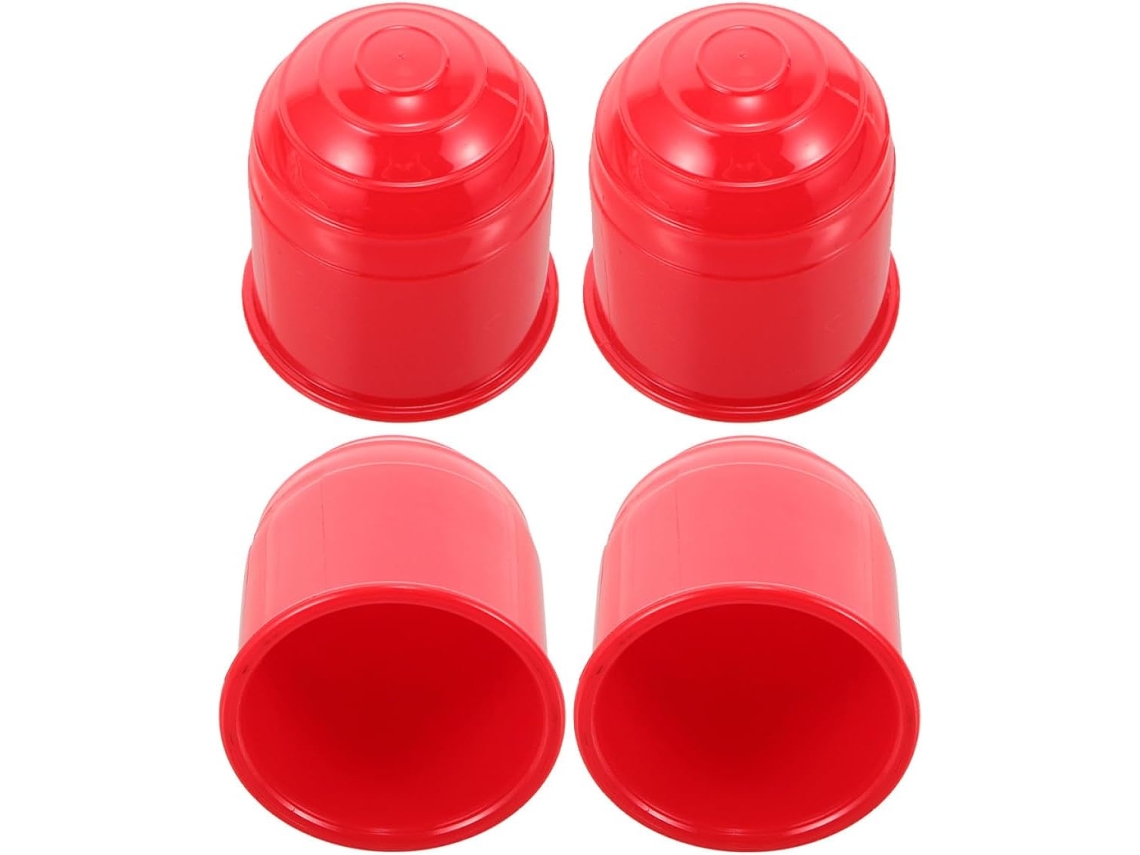 Capas De Engate De Reboque De Plástico Vermelho