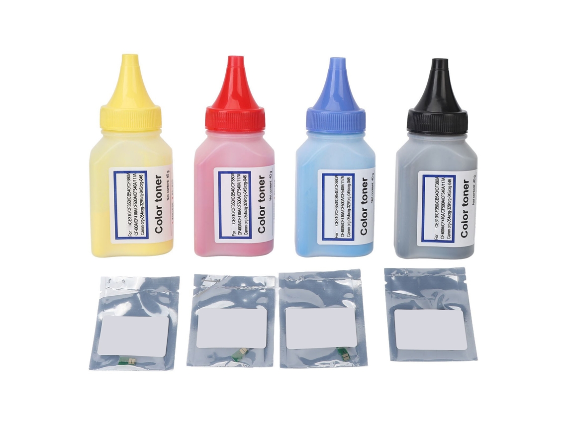 Polvo De Toner Color Universal Para Cf510a Cf530a, 4pcs De Alta Capacidad