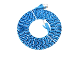 Ultra-slim Flat Cat7 Lan Network Cable (8 Wires, 1000 Mhz)