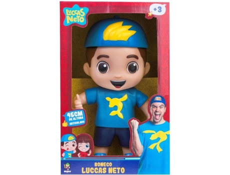 Boneco YOUTUBERS Luccas Neto Grande (Idade Mínima: 3 anos - 23x45x25 cm)