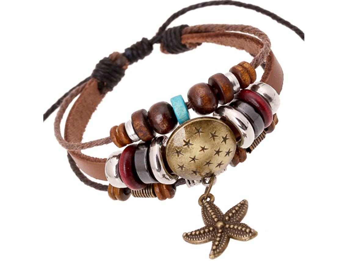 Pulseira Pendente Estrela Do Mar Ajustável