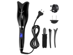 Modelador De Cabelo Automático Com Temperatura Ajustável, Profissional, 110, 240v, Preto, Plugue Ue