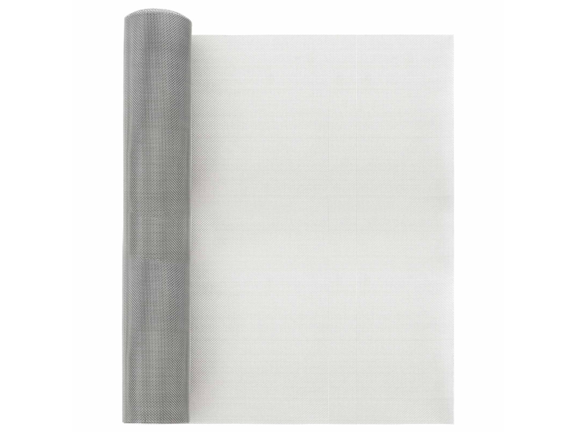 Vidaxl Tela De Malha 40 X 2000 Cm 20 Mesh Aço Inoxidável 201 Prateado