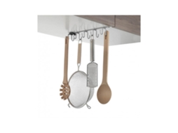 Cabide Multiuso 10 Ganchos 'My-Hooks' 6X25X6Cm METALTEX