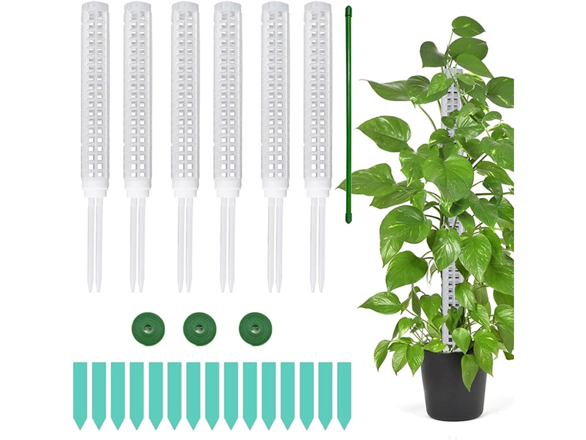 Estacas de Espuma para Plantas Trepadeiras, 6 Peças, Suportes Empilháveis Estacas de Espuma para Uso Interno para CHABERLU
