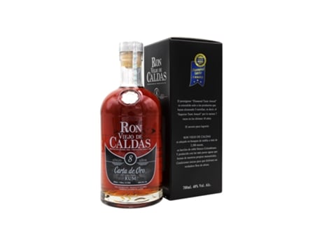 Run Viejo De Caldas 8 Anos Carta De Oro Com Estojo (70cl)