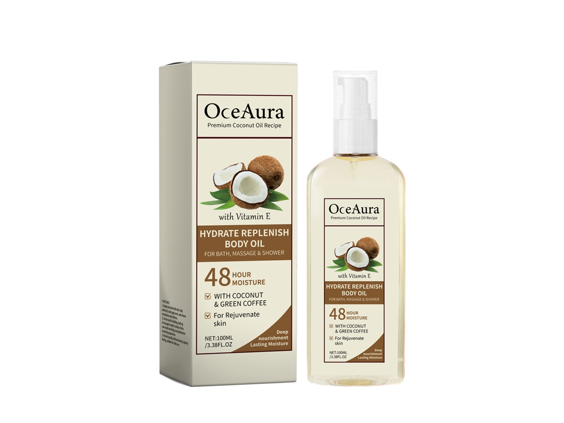 Óleo de Côco Natural para Pele e Cabelo Versátil e Natural LAXISCREED