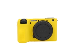 Capa para Sony A6700 Capa de Silicone Anti queda para Câmera CUICH (amarela)