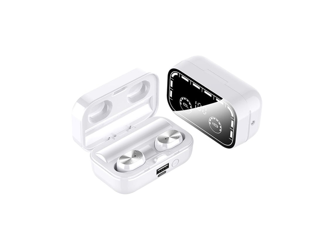 Auriculares Sem Fios Bluetooth Som Estéreo Cancelamento De Ruído Microfone Para Chamadas Display Led/lcd Lurelia