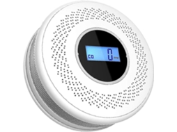 Detector Combinado De Fumaça E Monóxido De Carbono Com Visor E Bateria