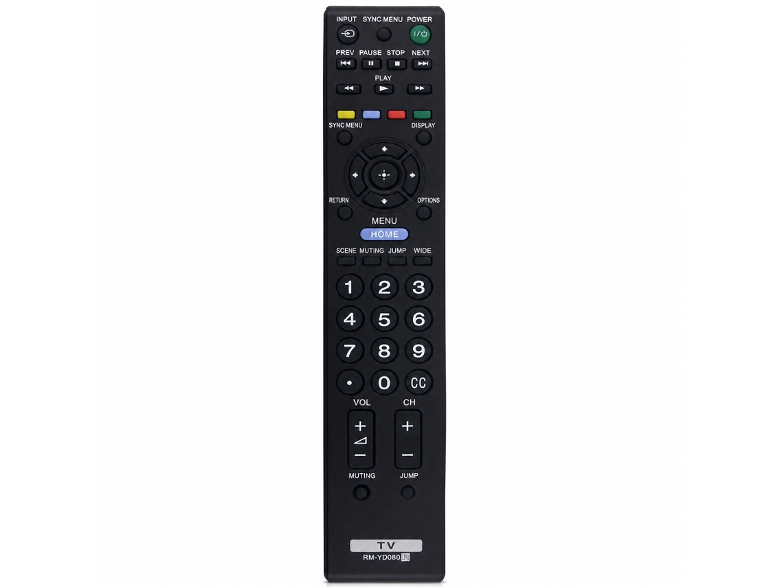 Comando À Distância Para Tv Compatível Com Sony Rm-yd080_zhd