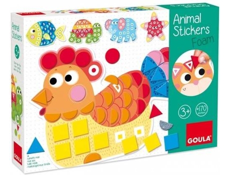 Jogo  Adesivos nos Animal (Idade Mínima: 3)