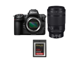 Z8 + Z Mc 105mm F/2.8 Vr S Macro + 1 Sandisk 128gb Extreme Pro Cfexpress Type B Máquina Fotográfica Híbrida Full frame + Ebook Pricedirect NIKON