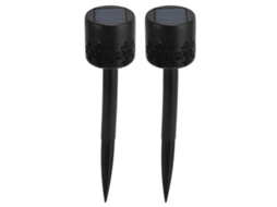 2pcs Luz Solar Led com Efeito de Chama Decorativa para Gramado