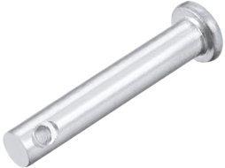 Pinos de Articulação C/ Furo Único 6mm X 35mm , Cabeça Plana, Aço Maciço Zincado, 30 Unid CHABERLU