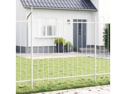 Vidaxl Cerca Para Jardim Woerden 3 Unid. 5,1 X 0,6 M Cinzeto