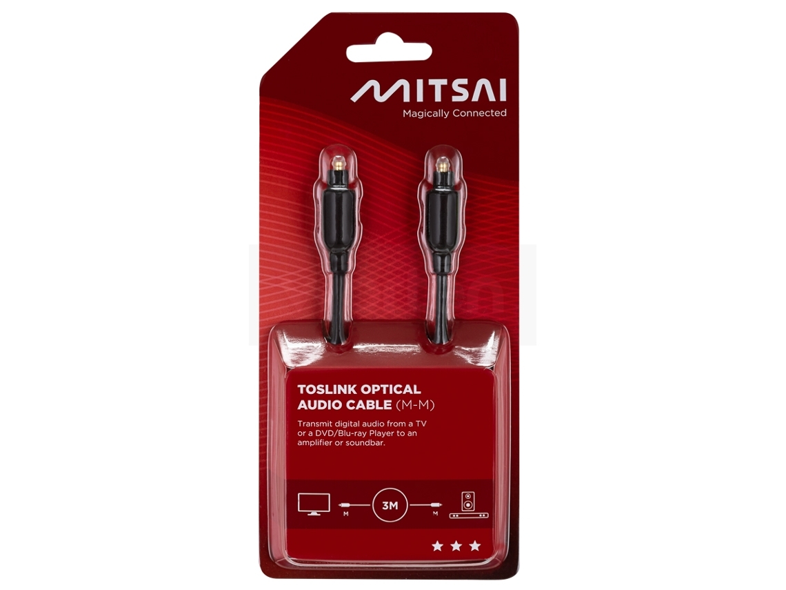 Cabo Áudio Óptico MITSAI (Outlet Caixa Aberta - 3 m)