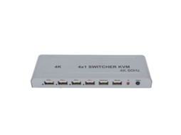 Switch Kvm LAXISCREED 4 Portas 4k 60hz 4 Tela