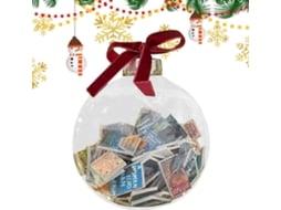 Enfeites De Natal Transparentes E Divertidos | Enfeites Recheados De Livros |
