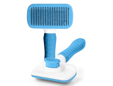 Escova para Animais de Pêlo Longo e Curto com Sistema Click para Apanhar o Pêlo GNCPETS