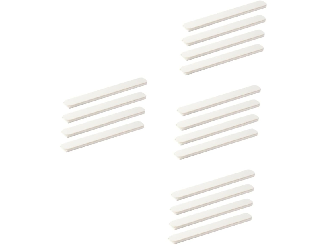 Shineofi Conjunto De 16 Corrediças Plástico Para Gavetas Armários Cozinha Resistentes Deslizantes