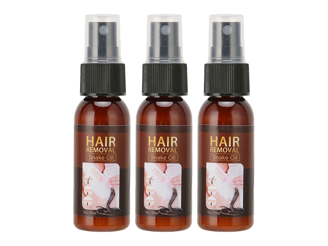3pcs 30ml Spray Depilatório Sem Dor Com Extratos Vegetais Para Axilas E Pernas Remoção De Cabelo