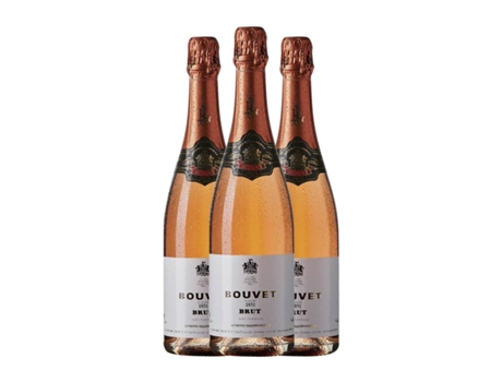 Espumante rosé BOUVET LADUBAY 1851 Traditionnelle Mousseux Rosé Cabernet Sauvignon Brut Crémant de Loire (0.75 L - 3 Unidades)