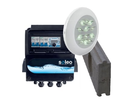 Valia Kit Iluminação 1 Projetor 6 Leds NATURALIS Luz Branca