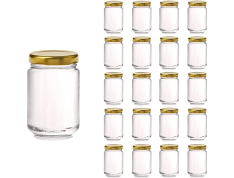 20X Frascos de Vidro com Tampa 150Ml ESPIRITO REBELDE