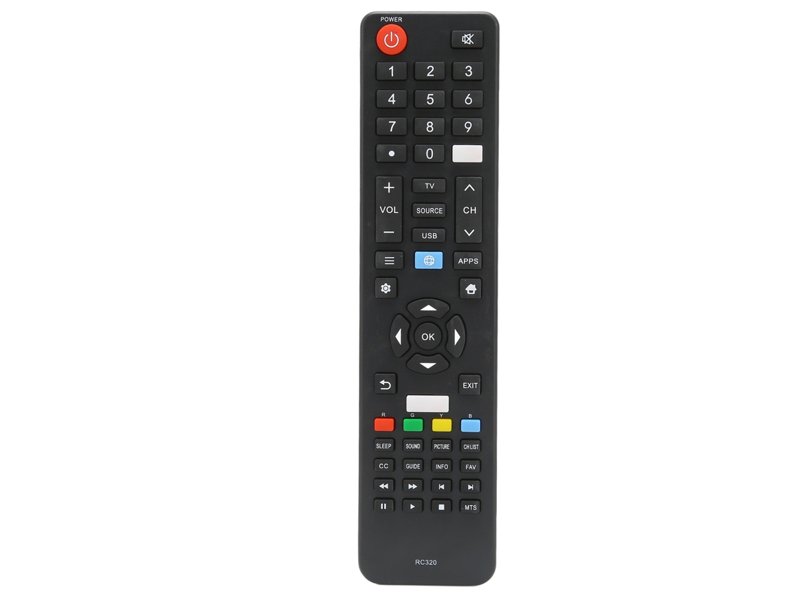 Aetheria controle Remoto Substituto Rc320 para Tv Jvc Fanco Atvio com Compatibilidade Aaa